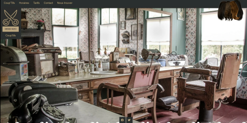 Coiffeur (Modèle de site)