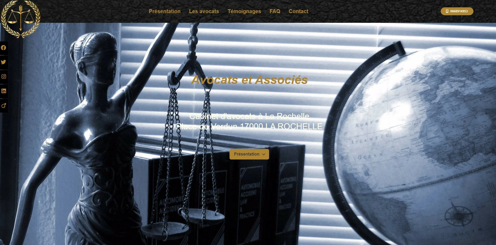 site web Profession libérale